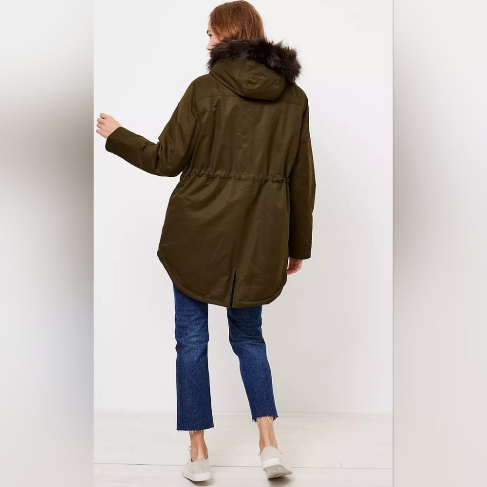 🎉HOST PICK🎉LOFT Modern Parka, size S - Picture 9 of 10